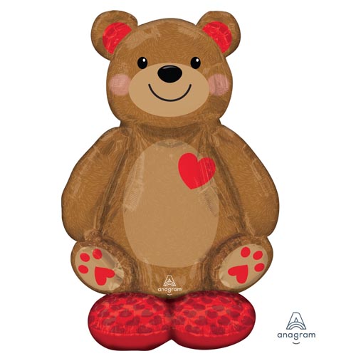 Big Cuddly Bear Airloonz Decoration Balloon Set